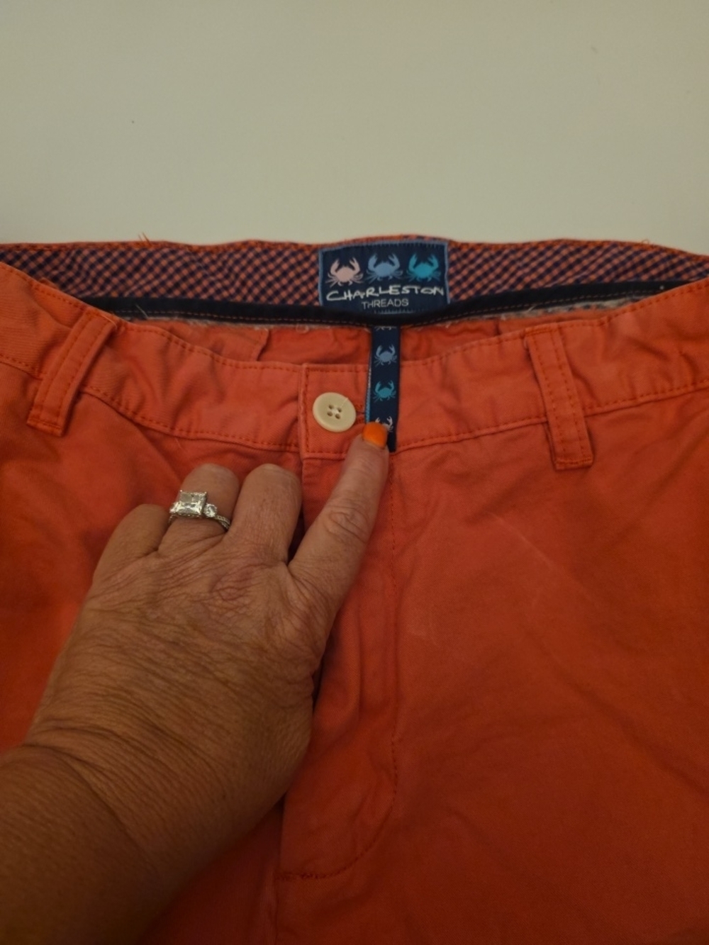 Charleston Threads Orange Men’s Chino Pants